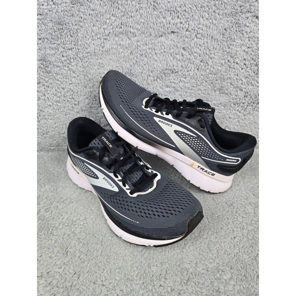 Brooks Trace 2 Womens Running Shoes Size 9 B Black Sneakers 1203751B016